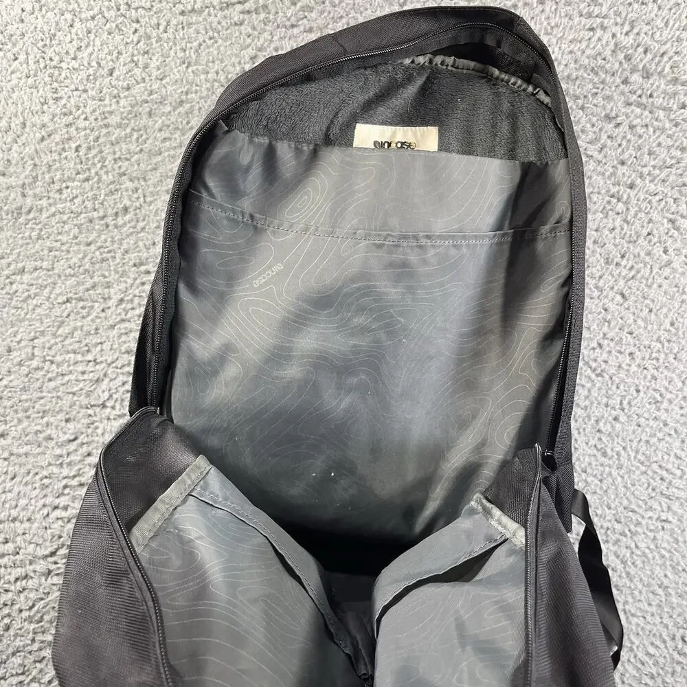 INCASE CAMPUS BACKPACK BLACK LAPTOP BOOK BAG SHOULDER STRAPS COMPACT ZIP UP